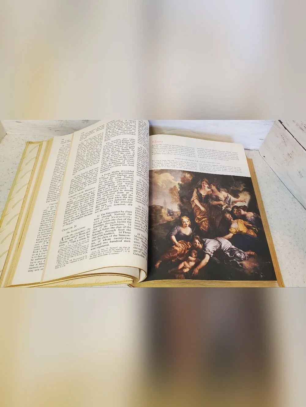 Vintage 1963 Catholic Holy Bible Good Counsel Confraternity Hardcover Gold Edge